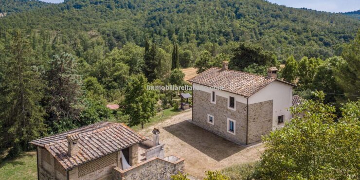 Umbria farmhouse with guest house