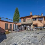 View of Chianti winery Greve in Chianti Florence Tuscany Italy